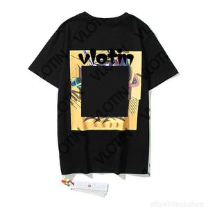 Camisetas de hombre Diseñador Moda Luxurys Offes Ropa y camisetas Hombre Street Graffiti Camisa Sudadera Camisetas Offs Blanco Nuevo estilo