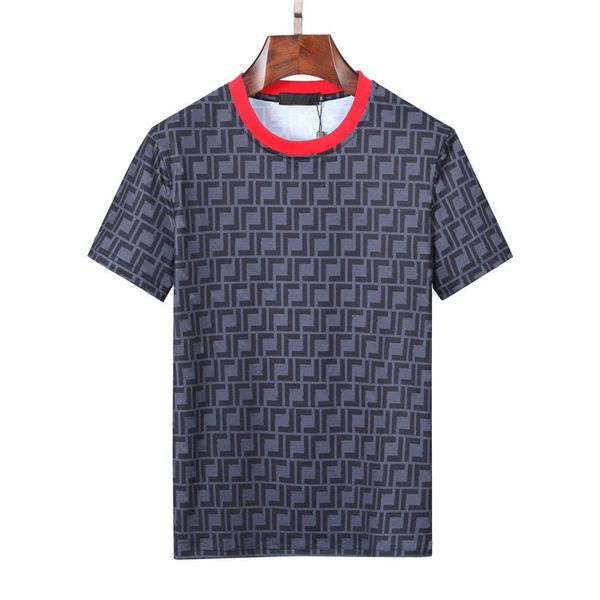 T-shirts masculins Designer Fashion Mens pour femmes Vêtements de coton Coton Tops Casual Full Letter Shirts Luxury Polo Sleeve Vêtements F Khaki M-xxxl 186