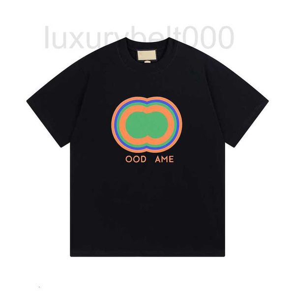 T-shirt da uomo Designer Fashion Top Casual Donna Sciolto con stampa a lettera Manica corta Estate Best Selling Luxury Asian Size Nero 7PQV