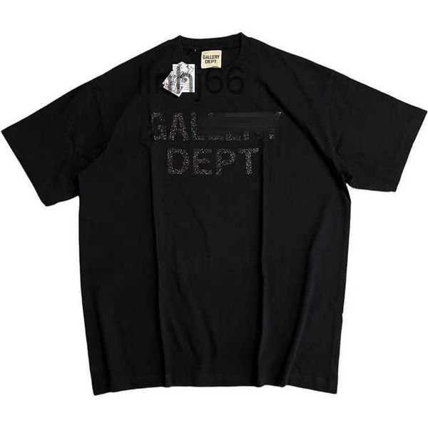 T-shirts pour hommes Galeries de créateurs Mens Shirt Depts T-shirts T-shirt graphique peint à la main Ins Splash Lettre Col rond Vêtements sur Eur S-xlq7h22ZDA