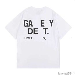 T-shirts pour hommes Designer Galleryes Depts Shirt Alphabet Print Trendy Trend Basic Fashion Loose Short T-shirt Half Sleeve Teeszcva7bh57bh5