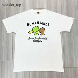 T-shirts masculins Designer de bonne qualité Blue Heart Human Made Summer Limited Fashion T-shirt Men Human Make Femmes surdimensionnées T-shirt Coton Tee Mens Vêtements 3651