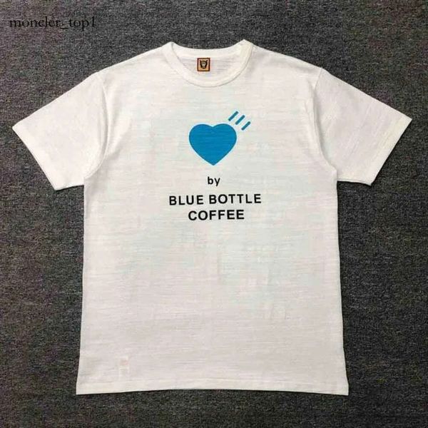 T-shirts masculins Designer de bonne qualité Blue Heart Human Made Summer Limited Fashion T-shirt Men Human Make Femmes surdimensionnées T-shirt Coton Tee Mens Vêtements 6431