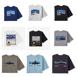 T-shirts pour hommes Designer Graphic Tee Coton Bleu Noir Whirt Outdoor Soyez à pied Grimper une montagne S M L XL 2XL 3XL Vêtements de haute qualité Femmes 1Z0E