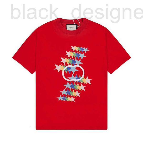 T-shirts pour hommes Designer Version haute G Famille Printemps / Été 520 Série spéciale Shine Imprimé Pur Coton Manches courtes Guangzhou Marque de mode pour hommes et femmes VHR7