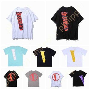 T-shirts pour hommes Designer Large Big Reflective V Friends Hommes Femmes t-shirts Casual Smoke Angel Loose Lovers luxe de haute qualité à manches courtes supre monc