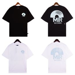 T-shirts voor heren Designer Letter Half Wheel Patroon Tops Gedrukte T-shirts Casual hiphop T-shirt