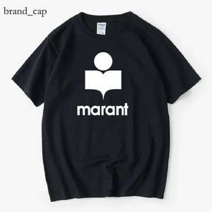 Heren t-shirts ontwerper Marant Shirt Marant Summer Marant T-shirt Men Women Oversized Cotton Harajuku T-shirt O-Neck mannelijke causale t-shirts modemerk 1528
