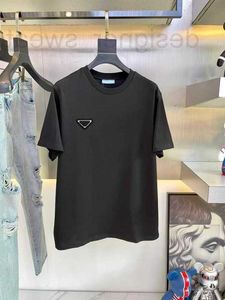 Camisetas para hombre Diseñador Camiseta para hombre diseñador hombre t hombre camiseta negra ropa para mujer tamaño XXL XXXL 100% algodón manga corta triángulo en el pecho incrustación UHC5