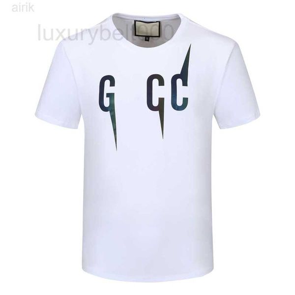 T-shirts pour hommes Designer Mens T-shirt Été Unisexe Tee Femmes Manches courtes Casual Top Tees Badge Chemises Hommes Vêtements Original Quanlity Impression 0QQL