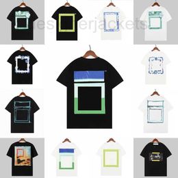 Camisetas de hombre Diseñador Camisetas para hombre Letras de lujo Ropa de pareja Camisa casual de moda Ropa de hombre Patrones geométricos Camisetas de algodón de manga corta para mujer BO3U