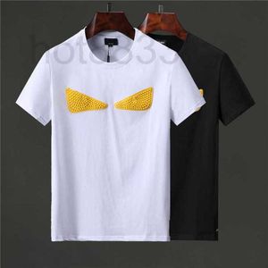 T-shirts pour hommes Designer nouveaux hommes et femmes T-shirts de haute qualité silicone jaune en forme de triangle simple hauts lâche col rond confortable respirant
