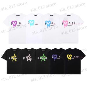 T-shirts pour hommes Designer PA T-shirt T-shirts de luxe Imprimer Palms T-shirts Hommes Femmes Angle Manches courtes Hip Hop Streetwear Tops Vêtements Vêtements XS-XL T240327