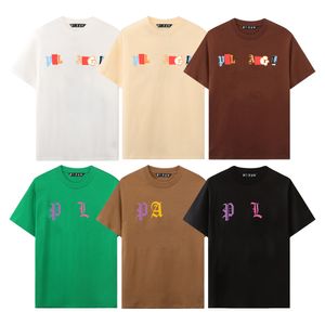 T-shirts pour hommes Designer Pa T-shirt T-shirts de luxe Imprimer Palms T-shirts Hommes Femmes Angle Manches courtes Hip Hop Streetwear Tops Vêtements Vêtements Pa 2 Taille XS XL