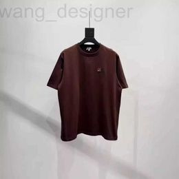 T-shirts pour hommes Designer Poison Family Version correcte Lettre classique minimaliste Broderie avancée Col rond Édition coréenne Instagram T-shirt à manches courtes QHQ0