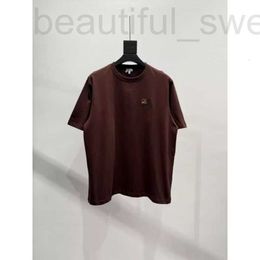 T-shirts pour hommes Designer Poison Family Pro Version correcte Lettre classique minimaliste broderie avancée col rond édition coréenne Instagram T-shirt à manches courtes YTK