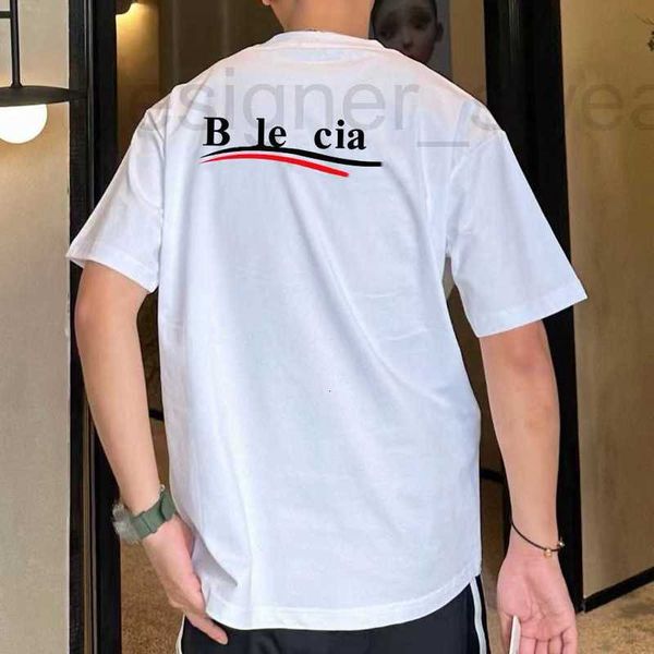 Camisetas para hombres Calidad de diseñador Verano Clásico Inglés Suelto y cómodo Algodón puro Camiseta de manga corta Pareja Moda coreana Top 5HDI