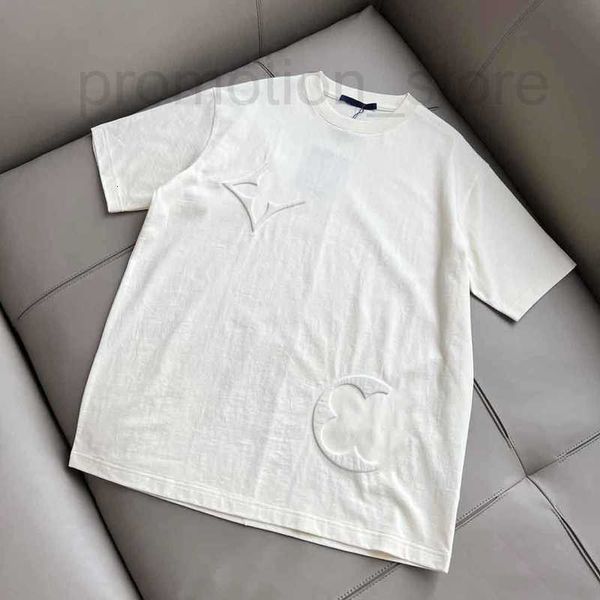 T-shirts pour hommes Série d'impression de journaux de la mer Designer poche de selle avec accessoires de quincaillerie en argent personnalisés Organza rib 01 transparent JX9C