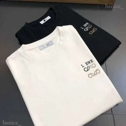 T-shirts pour hommes Designer Star Lowe Coton brodé à manches courtes et taille femme Chemise Loewee Chemises de créateurs Lowewe Haute Qualité Loewee Top 139