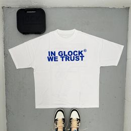 T-shirts pour hommes Designer Street Vintage Alphabet Imprimer T-shirt à manches courtes Hommes Y2K Goth Harajuku Mode Personnalité Lâche T-shirt