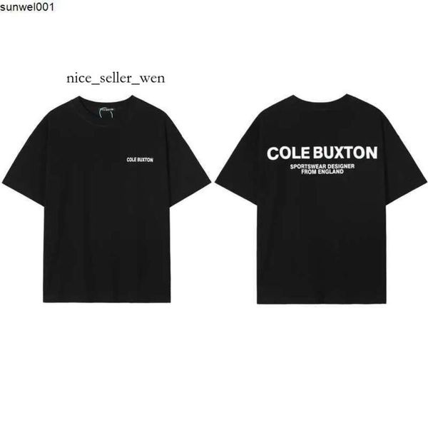 T-shirts pour hommes Designer Summer Cole Buxton Streetwear Lettre Imprimé Casual Mode Manches courtes Hommes Femmes Col rond T-shirt Taille européenne S-2XL 670