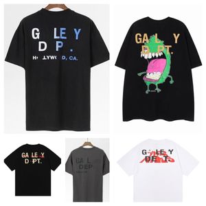 T-shirts pour hommes Designer Summer Gallary Shirt Alphabet Imprimé Star Même Col Rond T-shirt à Manches Courtes pour Hommes et Femmes