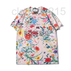 Camisetas de hombre Diseñador Verano Hombre Mujer Camiseta Nueva moda Camisetas con letras Transpirable Manga corta Tops Flores Camisetas al por mayor