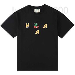 T-shirts pour hommes designer Summer New Korean Luxury Logo Round Neck Unisex Loose Casual Sports Short Sleeve Tee EQKM
