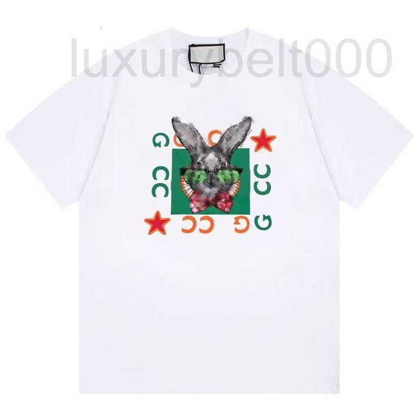 T-shirts pour hommes designer été nouveau dessin animé de luxe coréen col rond unisexe décontracté sport à manches courtes t-shirt UMUZ