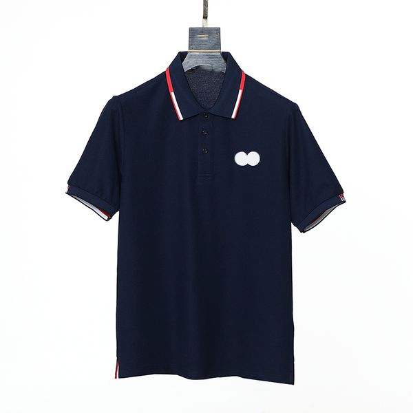 T-shirts pour hommes Designer t Badge brodé Classique Motif bicolore Polo en coton à manches courtes t Bottom Top Taille S / m / l / xl