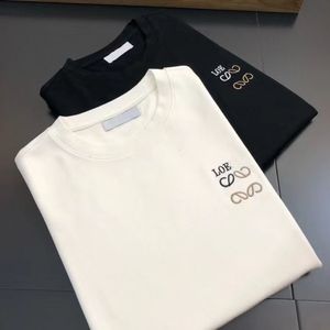 T-shirts pour hommes Designer T ES Broderie Mode Top Qualité Coton Manches courtes Streetwear T-shirts