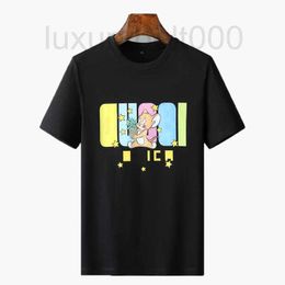Мужские футболки Дизайнерская футболка Slim Fit с коротким рукавом Хлопковая дышащая футболка Роскошные рубашки с буквенным принтом 2023 Весна Лето High Street Повседневная мужская одежда 96EU