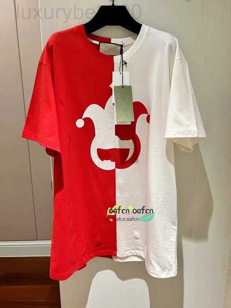 T-shirts pour hommes T-shirt T-shirt Femme Clown Interbuckle Style G Lettre imprimée à manches courtes Polo Summer Euro Size S M L Y9N5