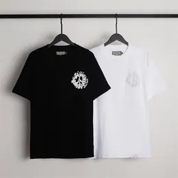 Men's T-Shirts Designer 2024SS T-shirt en mousse d'été T-shirt Coton Men Femmes Couptes