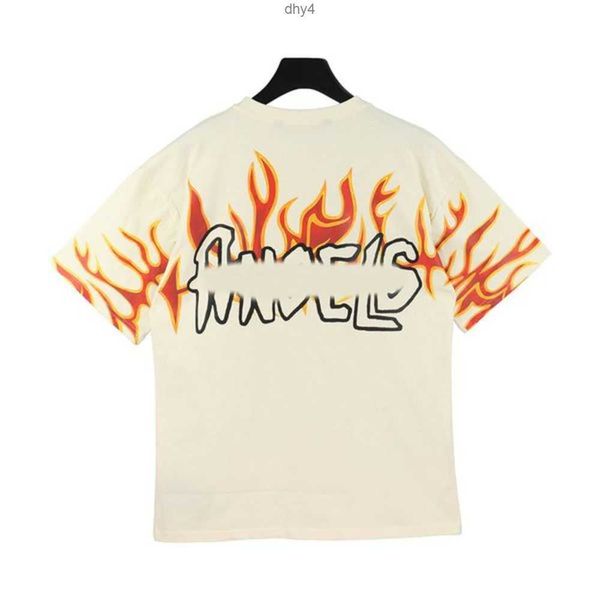T-shirts pour hommes T-shirts de créateurs Chemise Palms Palmangel City Limited Inkjet Graffiti Letter Printing Voilier pour femmes Short sleeved9isy