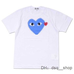 Herren-T-Shirts Designer TEE Herren-T-Shirts CDG Com Des Garcons Little Red Heart Play T-Shirt Weißes Herren-Medium-T-Shirt AMI-Shirt 31ZG