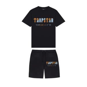 T-shirts pour hommes Designer TRAPSTAR mode Lettre Casual Sportswear T-shirt costume hommes et femmes Shorts deux pièces ensemble S-2XL