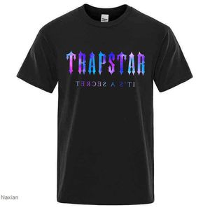 T-shirts masculins Designer Trapstars Classic T-shirt imprimées courtes street fashion mens femme couples lâches de cou rond