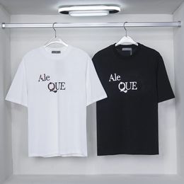 T-shirts voor heren Ontwerper-t-shirts Heren Dames Briefprintoverhemd Paar Top Tees