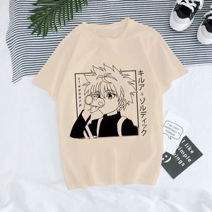 Heren t shirts ontwerpers Japanse t-shirt mannen Harajuku kurapika t-shirt schattige anime hisoka shirt grafische top tees mannelijk 90s stripgraphic g 8126