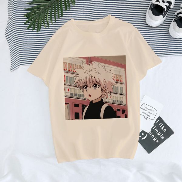 T-shirts masculins Designers T-shirt japonais Hommes HARAJUKU KUAPIKA TSHIRT MIGLE ANIME HISOKA TOPT GRAPHIC TEES MALON 90S Comic Graphique G 9345