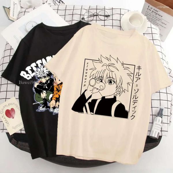 T-shirts pour hommes Designers T-shirt Hommes Haruku Kurapika Tshirt Mignon Anime Hisoka Chemise Graphique Top Tees Mâle 90S Bawei963