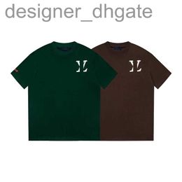T-shirts voor heren DesignertShirt Schuine print T-stukken Korte mouw Top verkopen hoogwaardige pure katoenen trend hoodie mode mannen grafisch t shirts us size S-3XL H2Q8