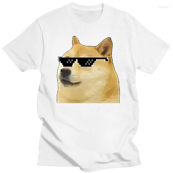 Diseños de camisetas para hombres Dogee Doge camiseta 2023 cuello redondo gráfico para hombres tamaño Xxxl 4xl 5xl Streetwear alta calidad