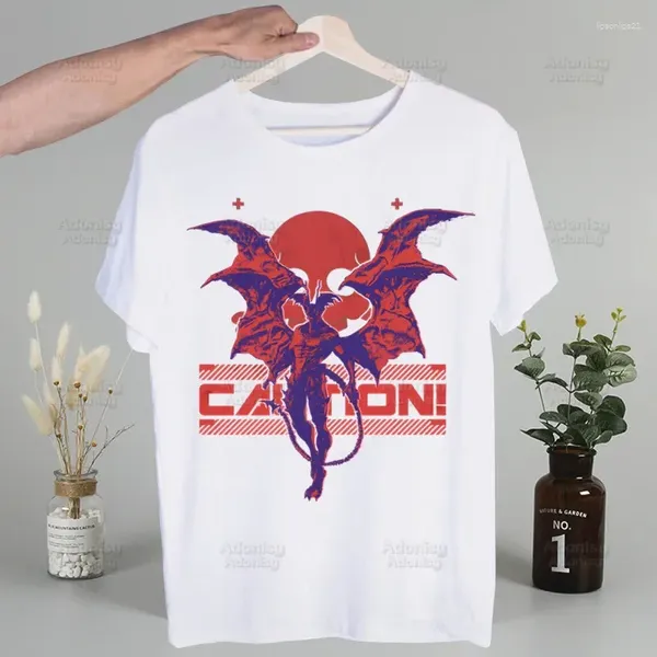 Camisetas para hombre Devilman Debiruman, camisa de Anime Devil Man para hombre, camisetas lavadas Retro, camisetas Harajuku, ropa de calle, camisetas masculinas de Hip Hop
