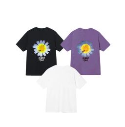 Camisetas para hombre Dice Little Daisy Printed Camiseta de manga corta para hombres y mujeres Camiseta de amantes de edición limitada 230625