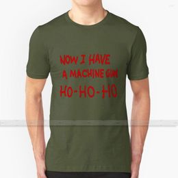 T-shirts pour hommes Die Hard Now I Have A Machine Gun Shirt Design personnalisé en coton pour hommes femmes - Summer Tops Diehard