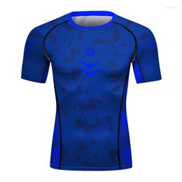 T-shirts voor heren Digitaal printen Gesublimeerd sport Running Custom Private Label Design Graphic Short Shirt Or