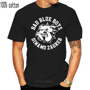 T-shirts pour hommes Dinamo Zagreb Bad Blue Boys Tops Tee T-shirt Ultras Croatie Harajuku Hommes T-Shirt2974