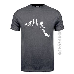 T-shirts pour hommes Diving Evolution T-shirt Hommes Coton O Neck Funny Diver T-shirts Homme Vêtements High Street Camiseta Basic Tops 230411